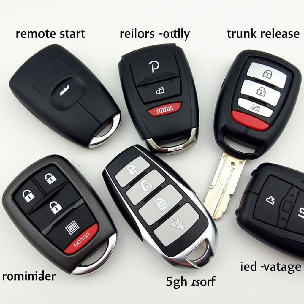 Different Types of GM Key Fobs