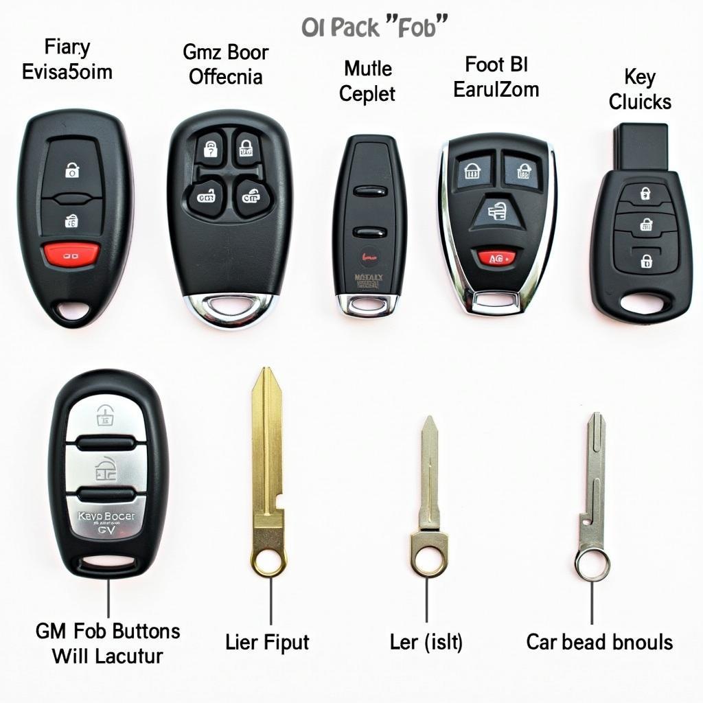 GM Key Fob Types and Identification