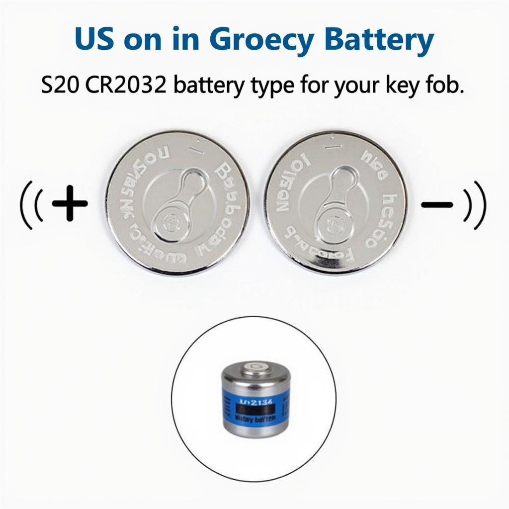 CR2032 Battery for GMC Key Fob