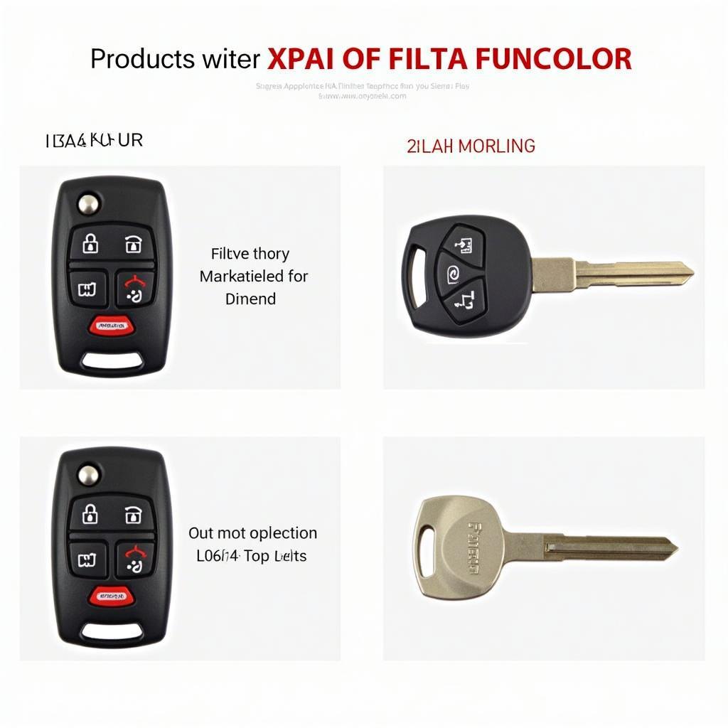 GMC Sierra 2008 Key Fob Types