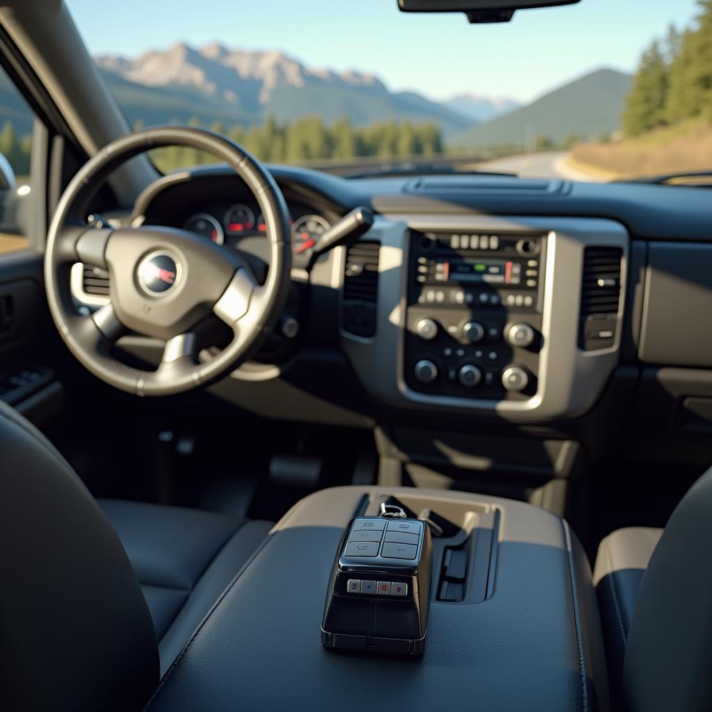 2011 GMC Sierra Key Fob and Truck