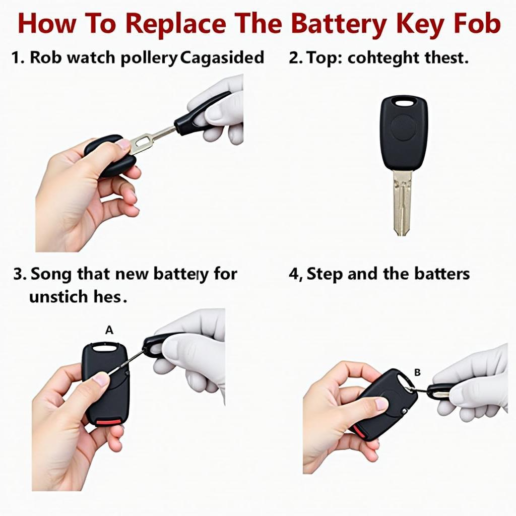 Replacing a GMC Sierra Key Fob Battery