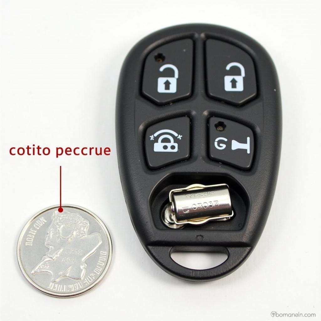 2020 GMC Sierra Key Fob Battery Type CR2032