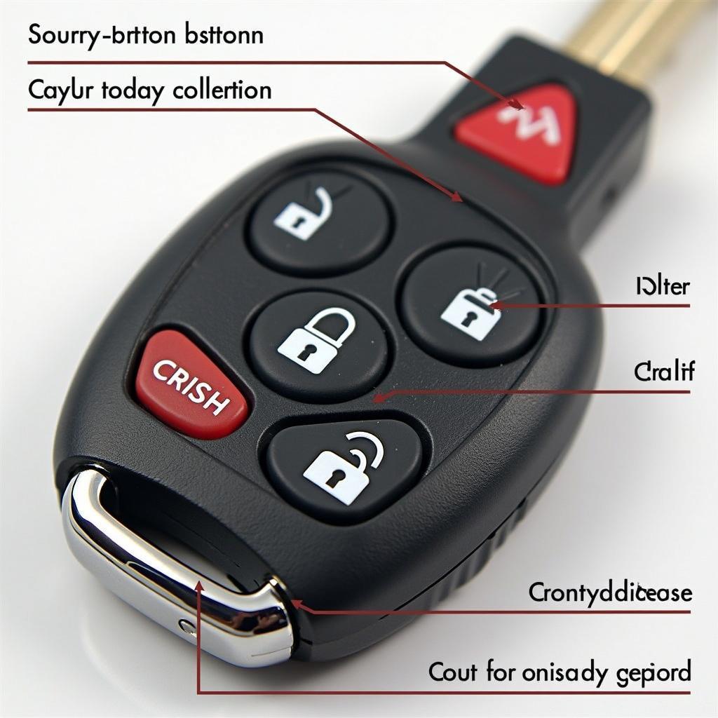 GMC Truck Key Fob Features