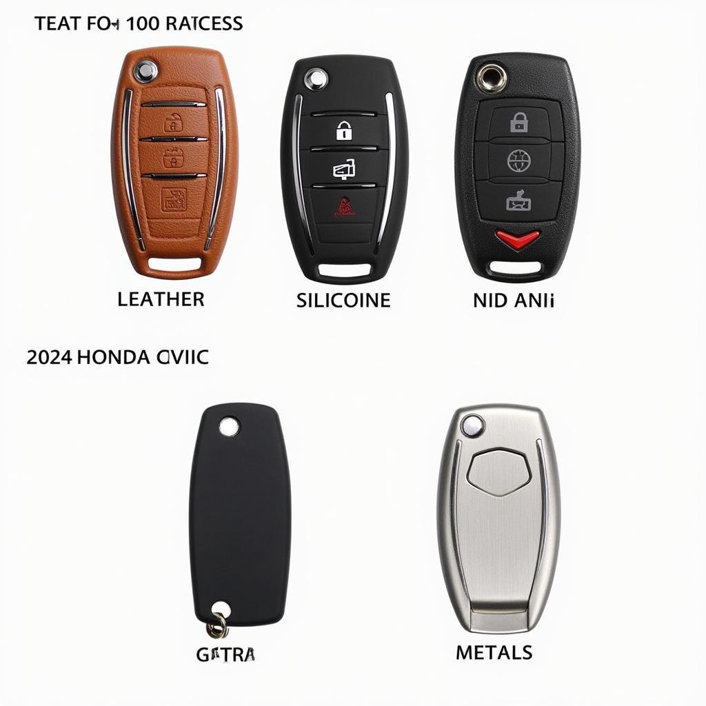 Honda Civic 2024 Key Fob Cover Options