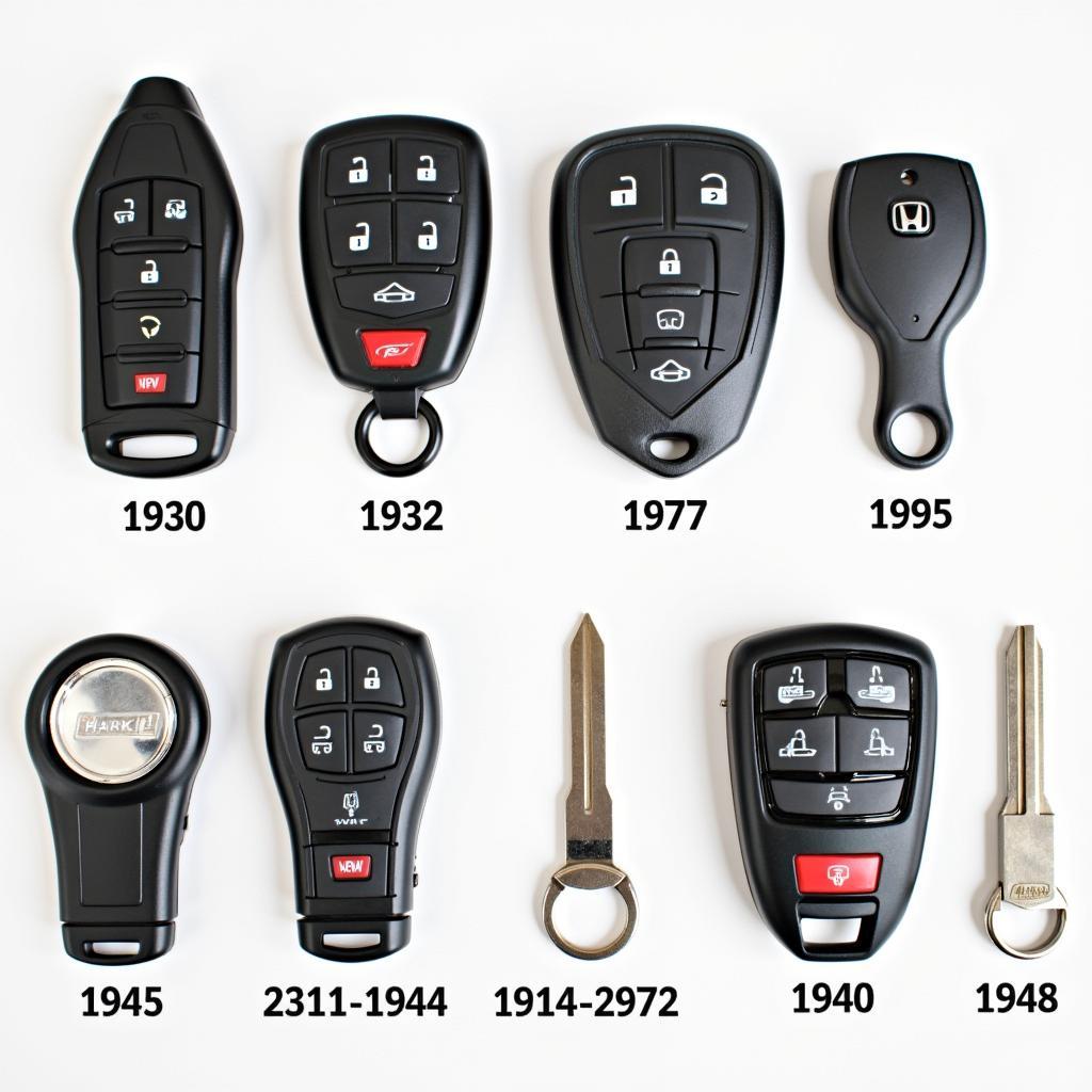 Honda Civic key fob variations