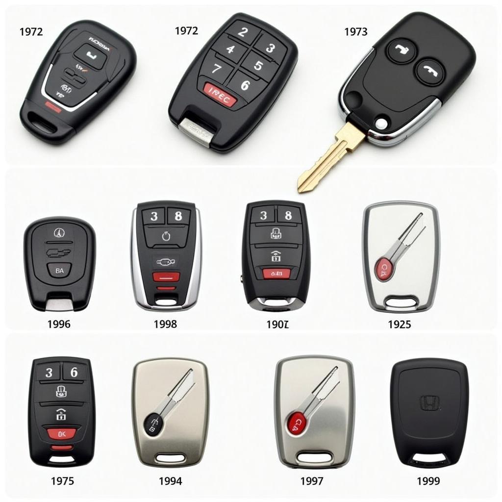 Different Honda Civic Key Fob Types