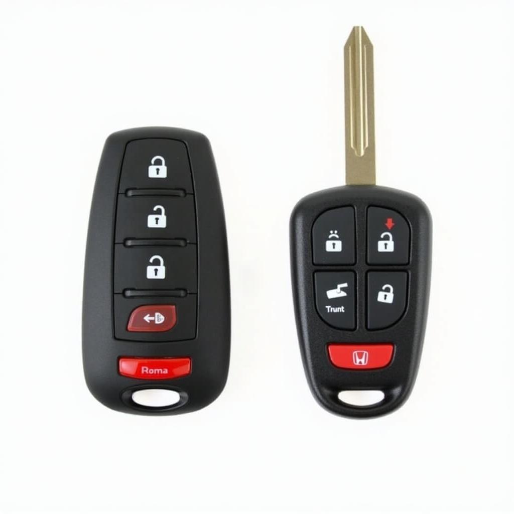 Honda CRV 2017 key fob types