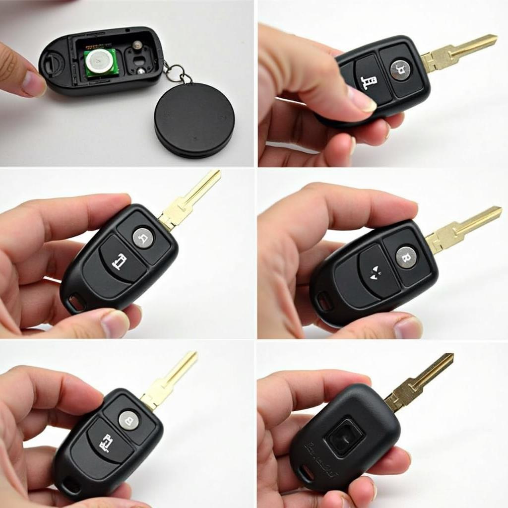 Step-by-step guide for replacing a Honda CRV key fob battery.