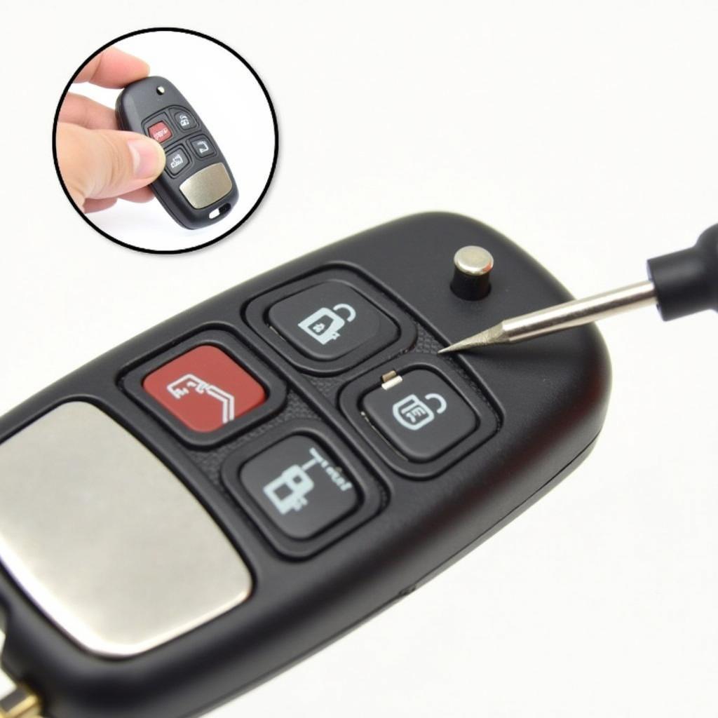 Locating the Honda CRV Key Fob Release Button