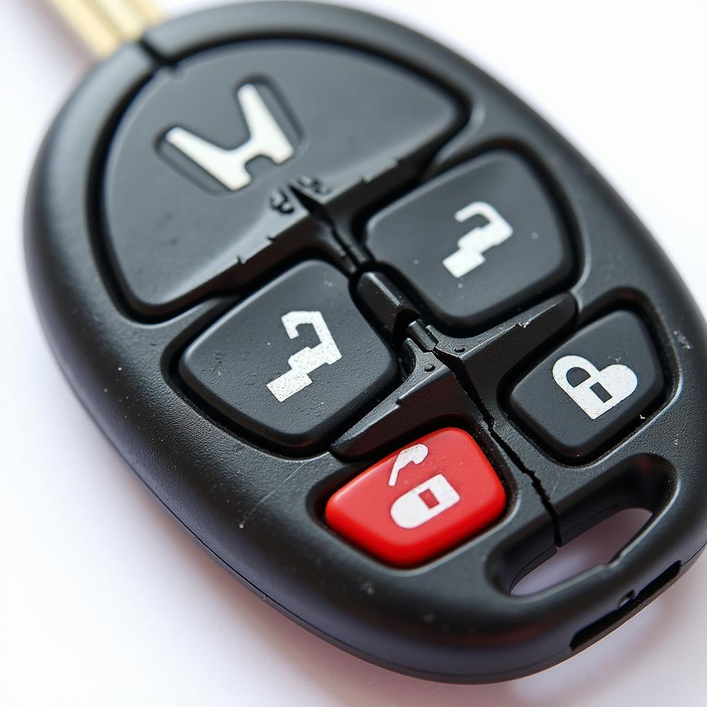 damaged honda key fob