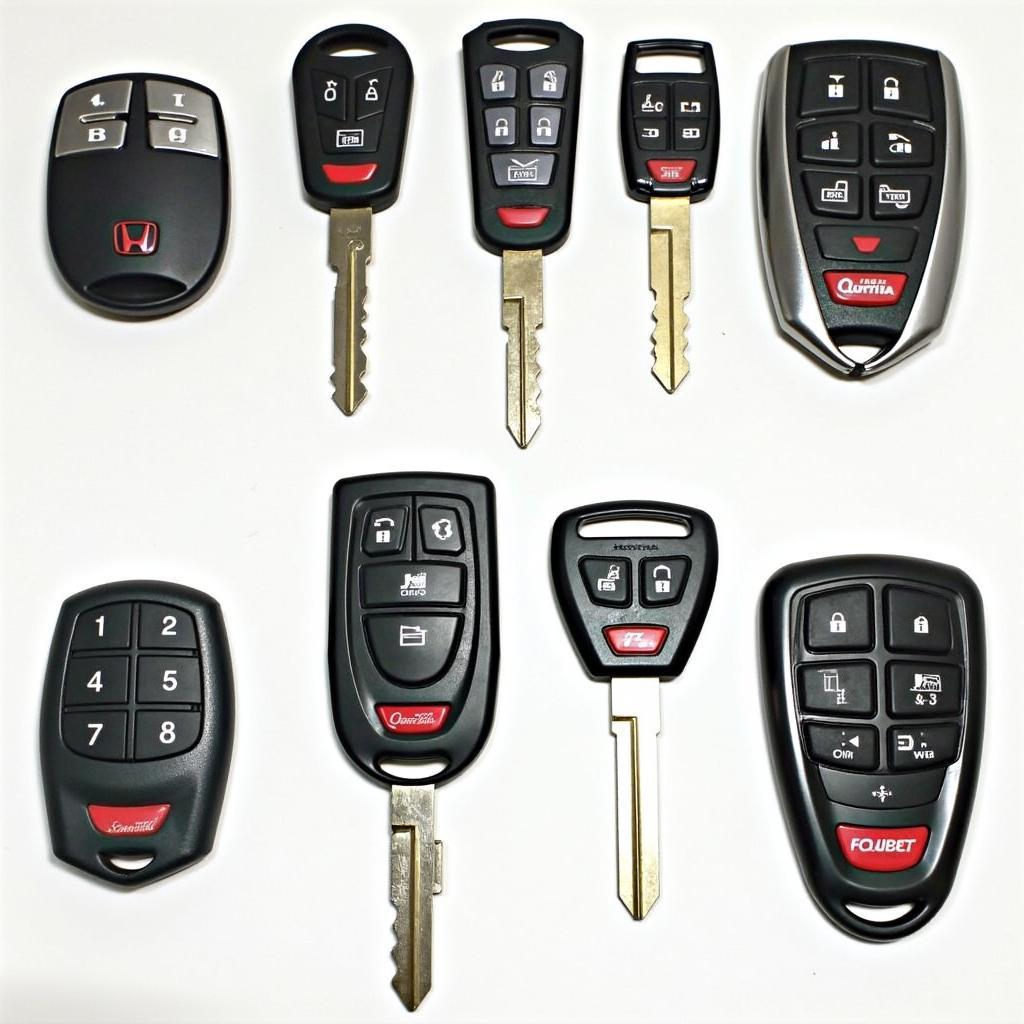 Different Types of Honda Key Fobs