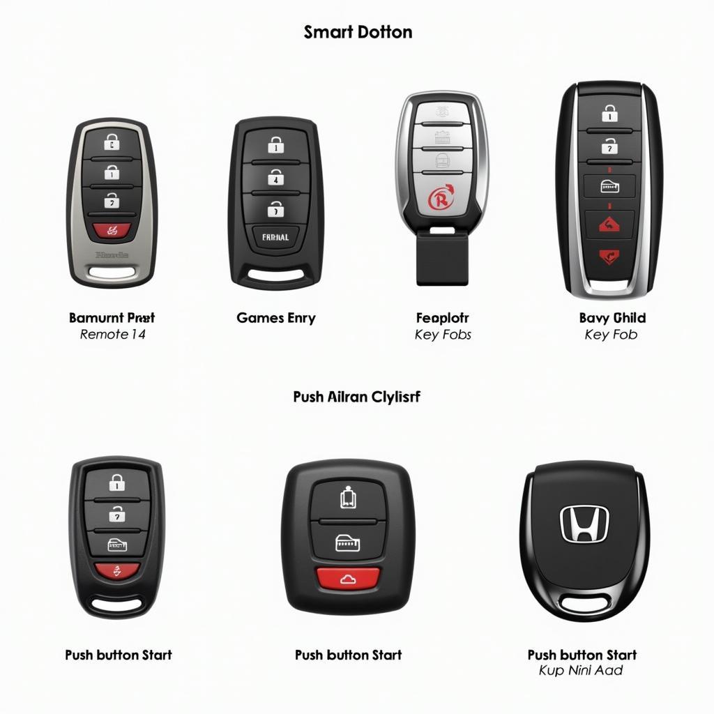 Different Types of Honda Key Fobs