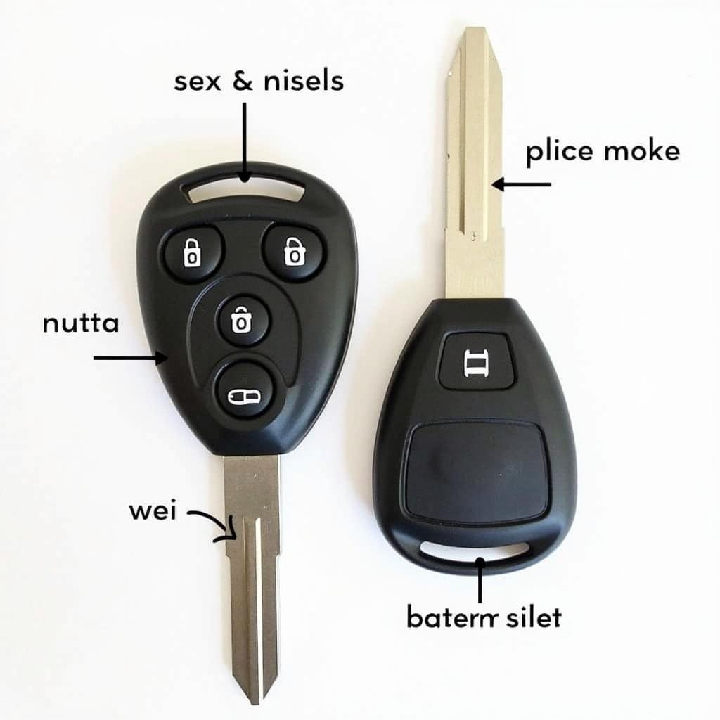 Honda Pilot Key Fob Components