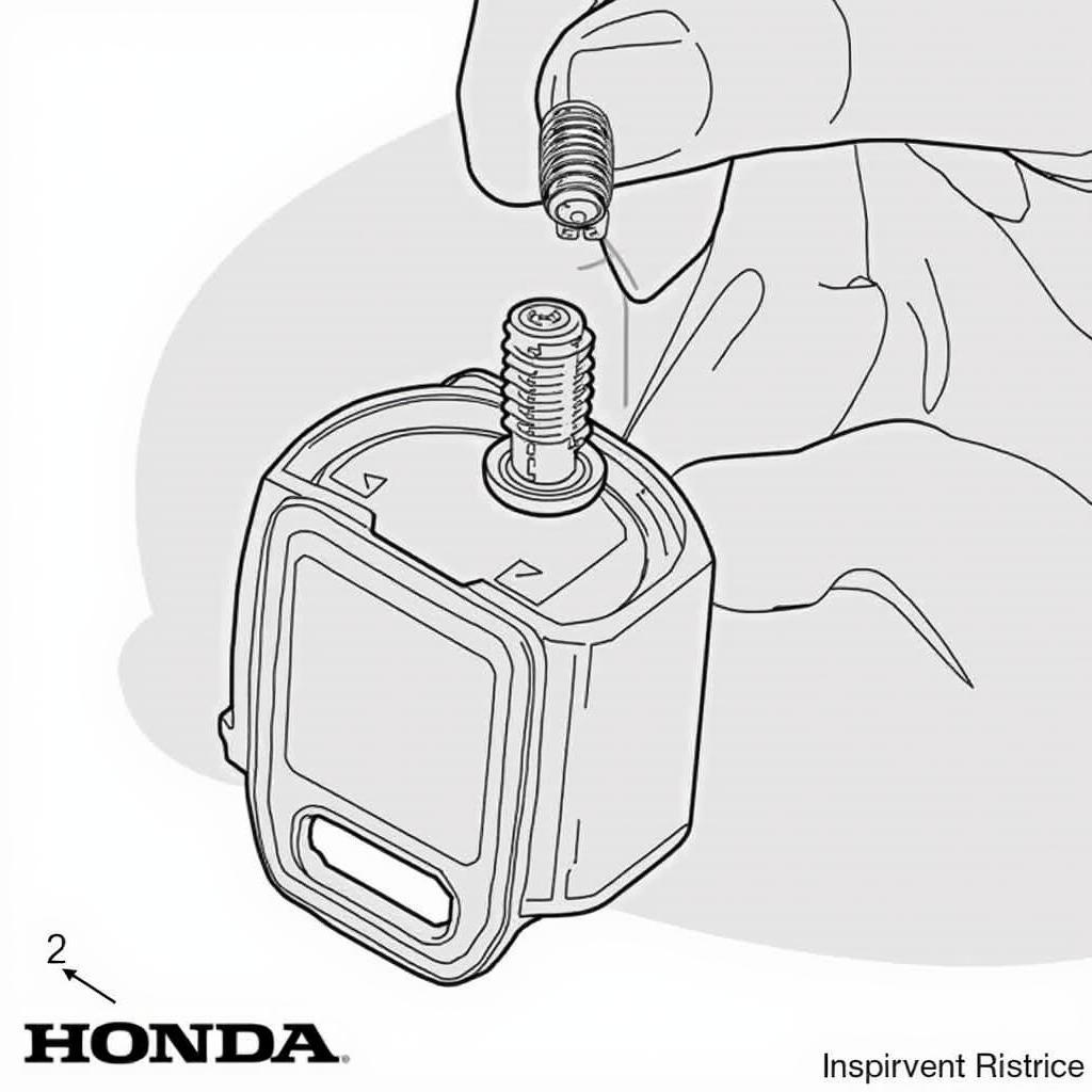 Honda Pilot Key Fob Reassembled