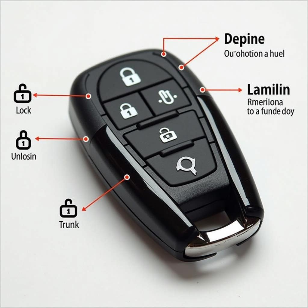 Hyundai Elantra key fob features