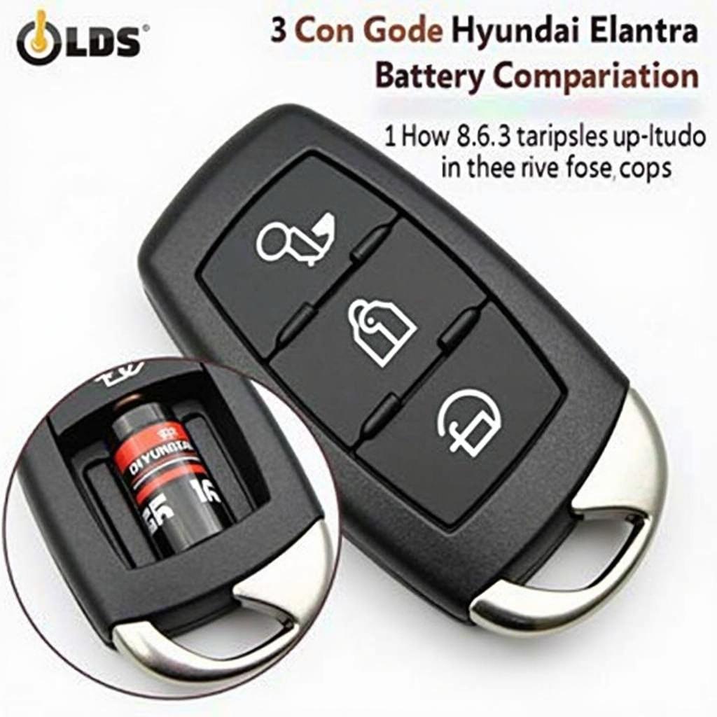 Hyundai Elantra key fob battery