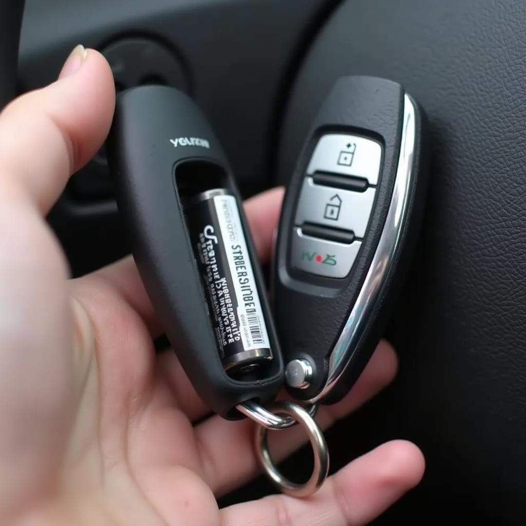 Hyundai Genesis Coupe key fob battery replacement