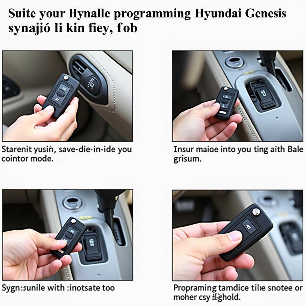 Hyundai Genesis Coupe key fob programming