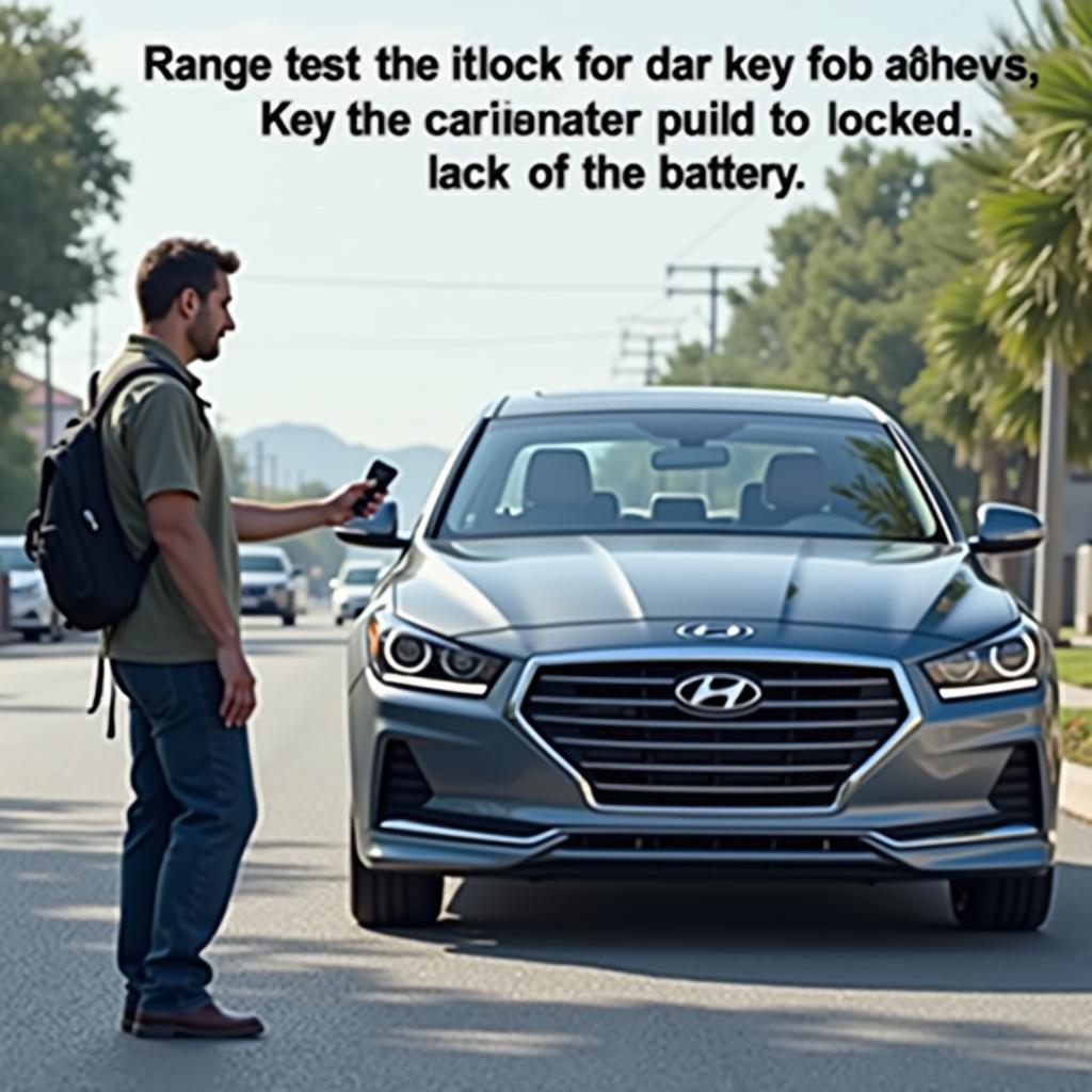 Hyundai Genesis Key Fob Range Test