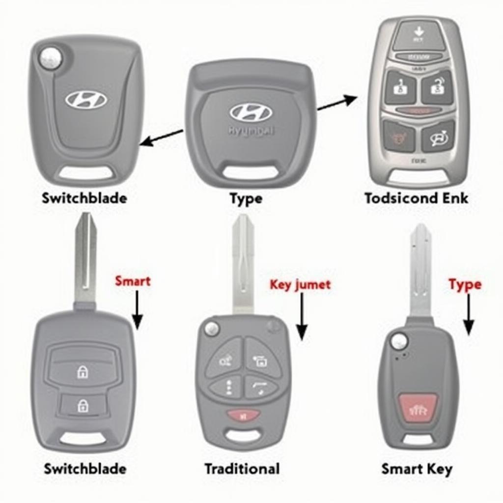 Hyundai Key Fob 2011 Types