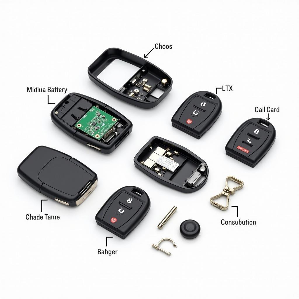 Internal Components of a 2020 Hyundai Key Fob