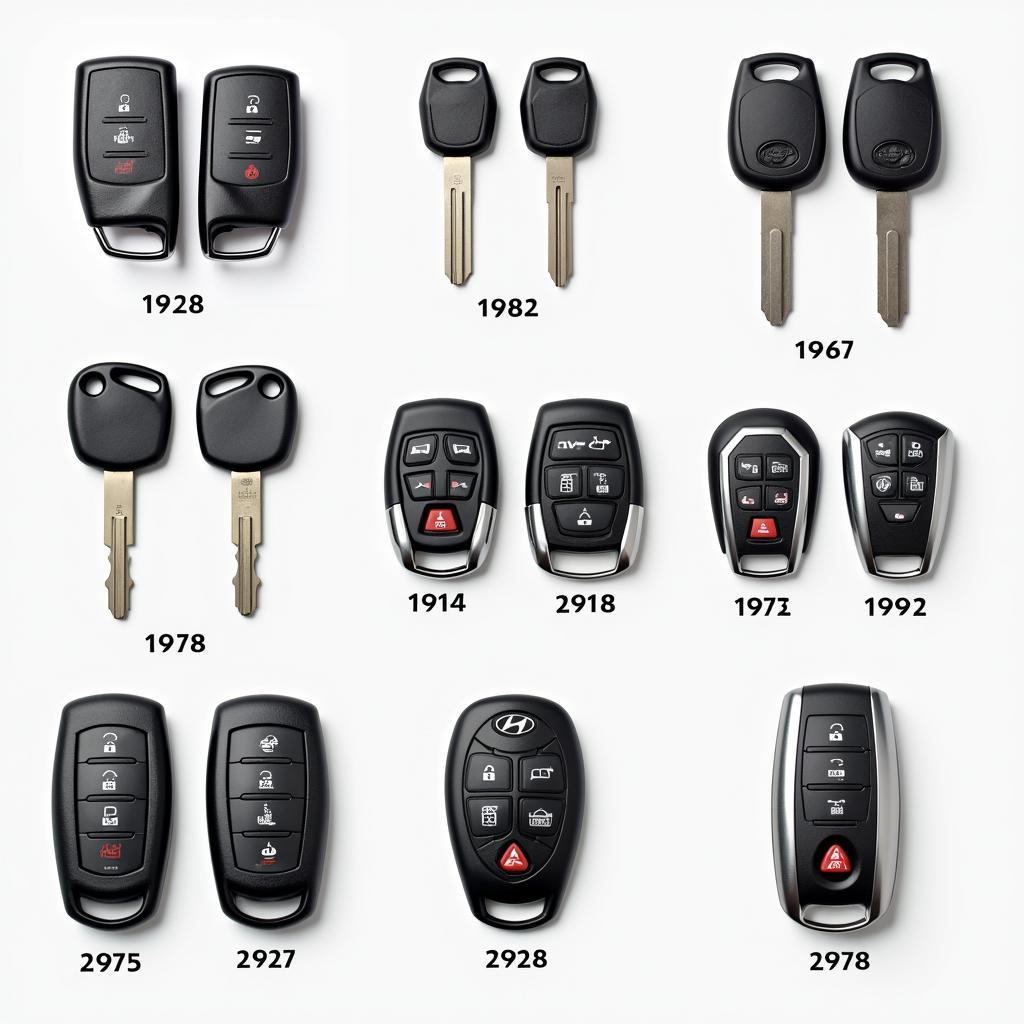 Different Types of Hyundai Key Fobs