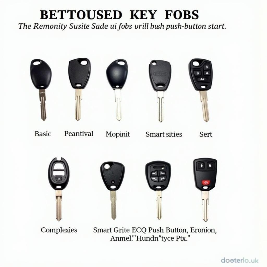 Different Types of Hyundai Key Fobs