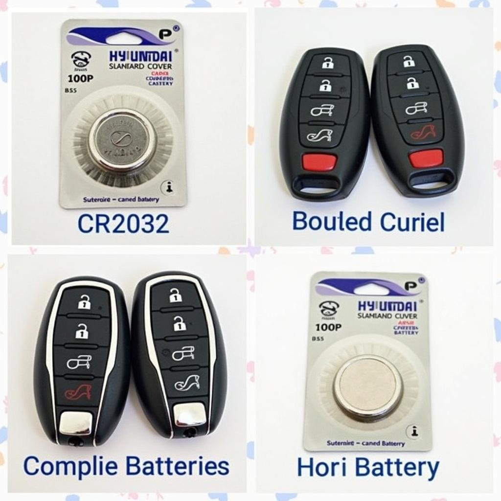 Different Types of Hyundai Sonata Key Fob Batteries