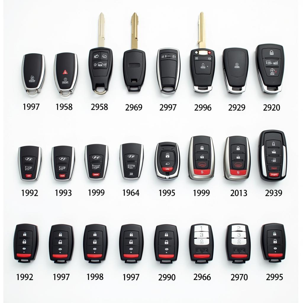 Different Hyundai Sonata Key Fob Types