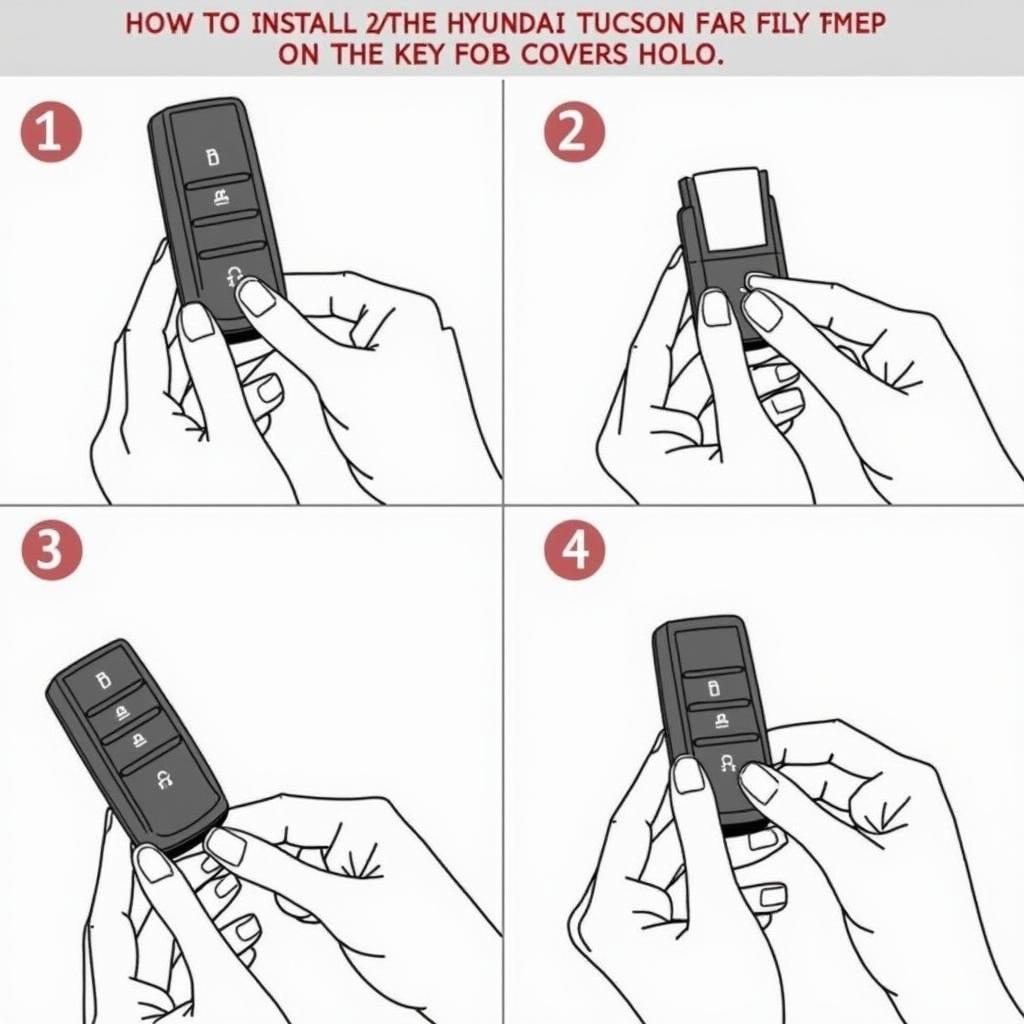 Installing a Key Fob Cover on a Hyundai Tucson