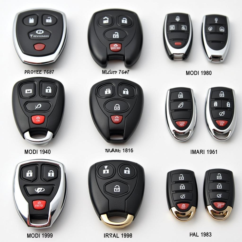 Different Hyundai Tucson Key Fob Types