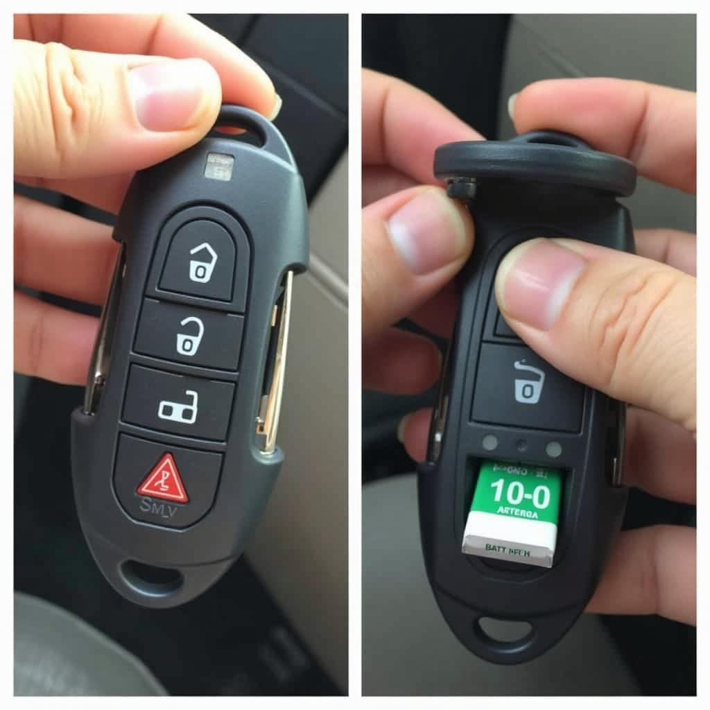 Replacing the Battery in a Hyundai Veracruz Key Fob