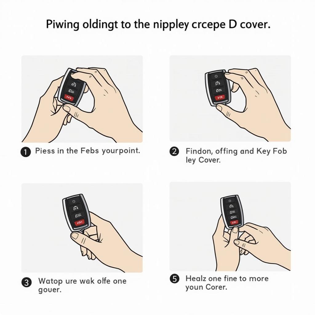 Installing a Cadillac CT5 key fob cover