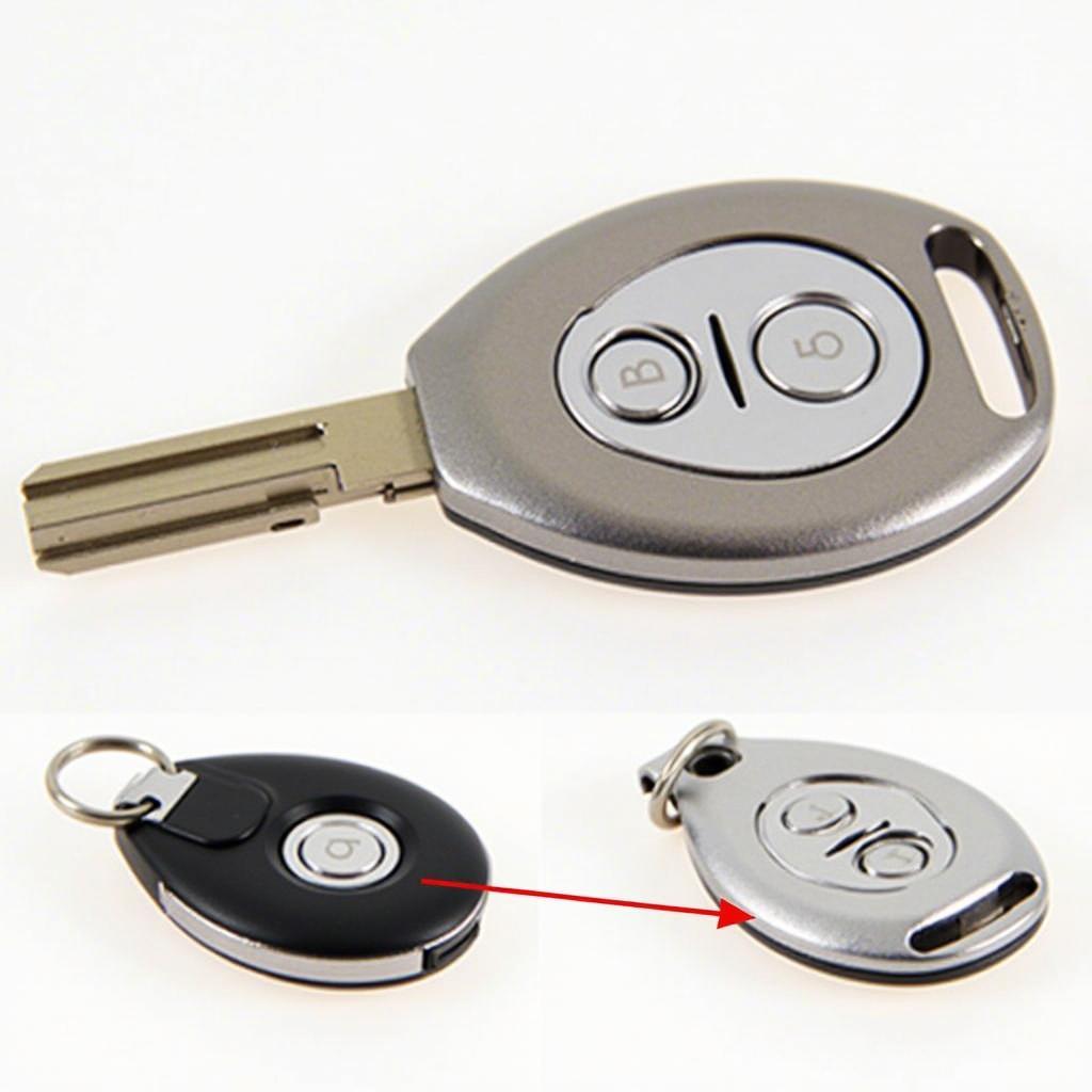 Installing a fresh battery into the 2007 Toyota Camry key fob