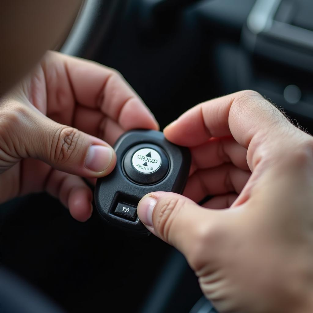  Installing New Battery in Mazda CX-9 Key Fob