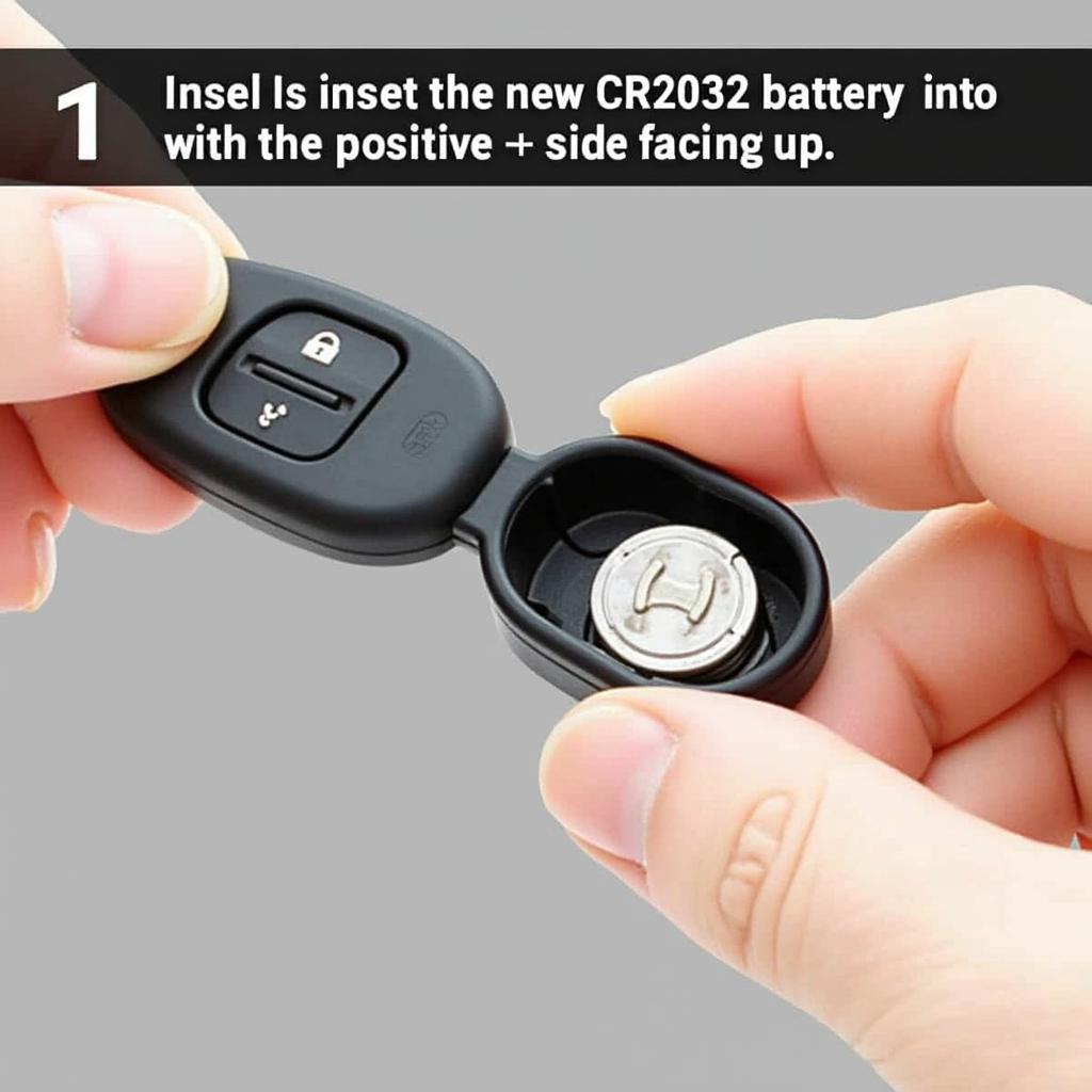 Installing New CR2032 Battery in Mazda CX-3 Key Fob