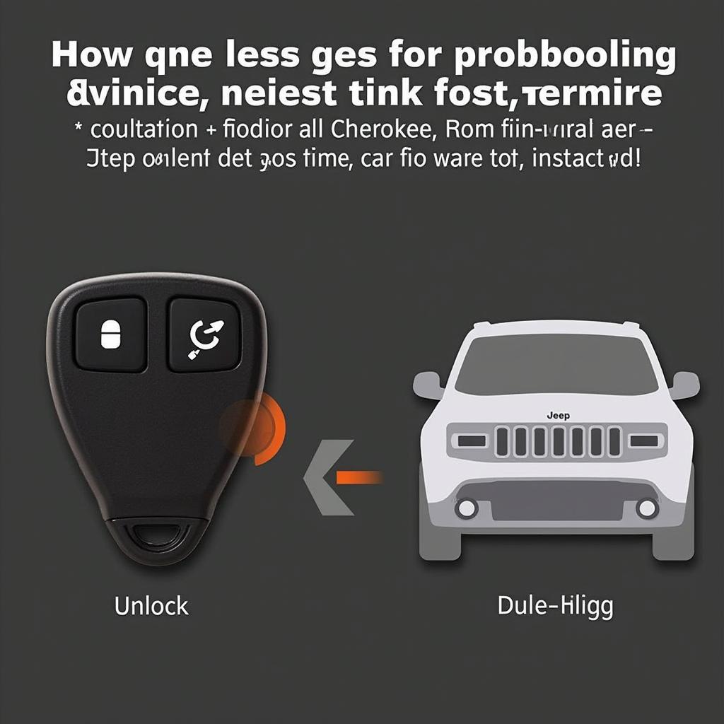 Successfully programmed Jeep Cherokee key fob working