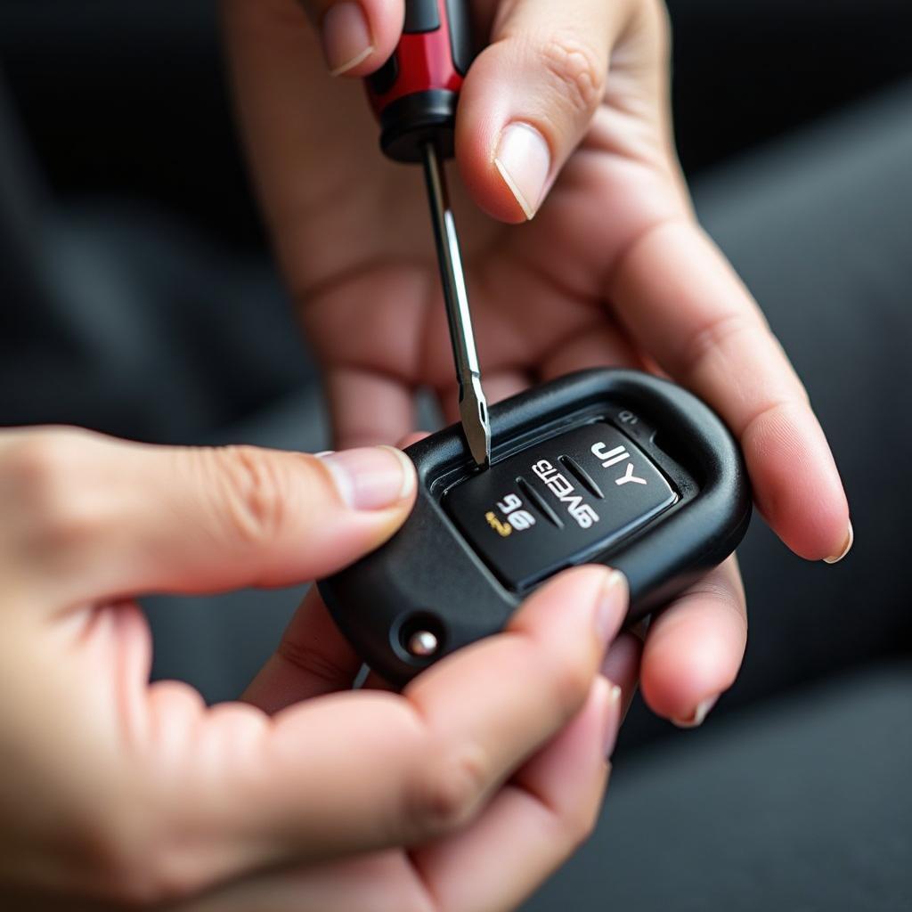 Replacing a Jeep Compass Key Fob Battery