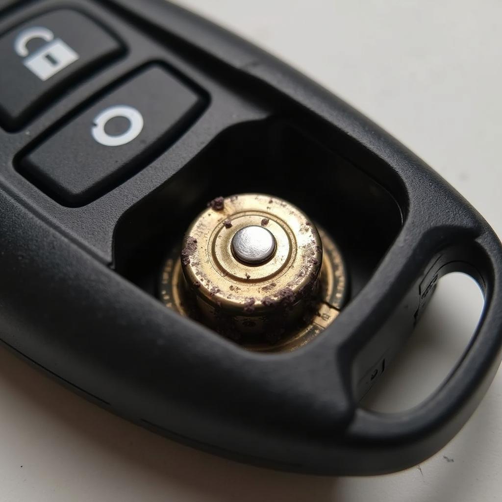 Jeep Key Fob with a Dead Battery