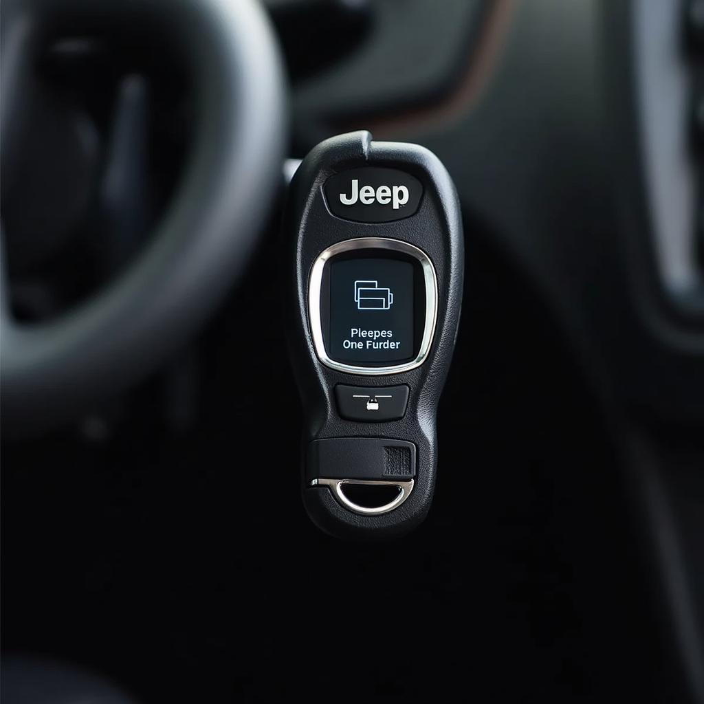 Jeep Key Fob Displaying "Low Battery" Warning