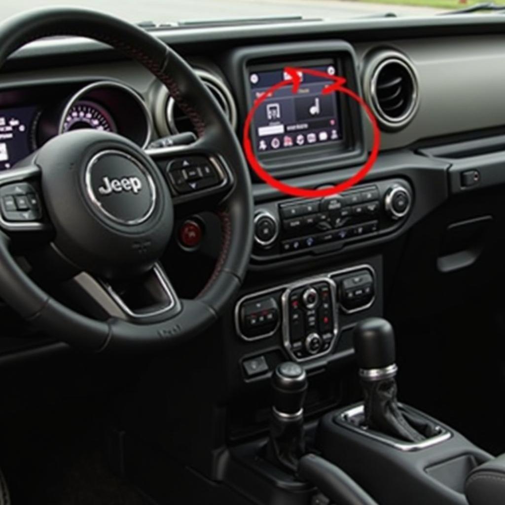 Locating the Key Fob Reader in a Jeep