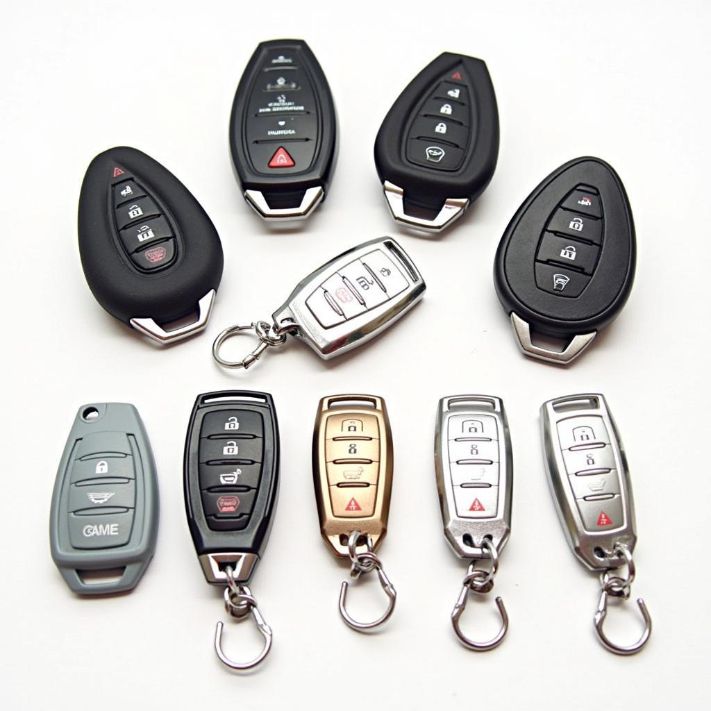 Different types of Hyundai Kona key fob covers.