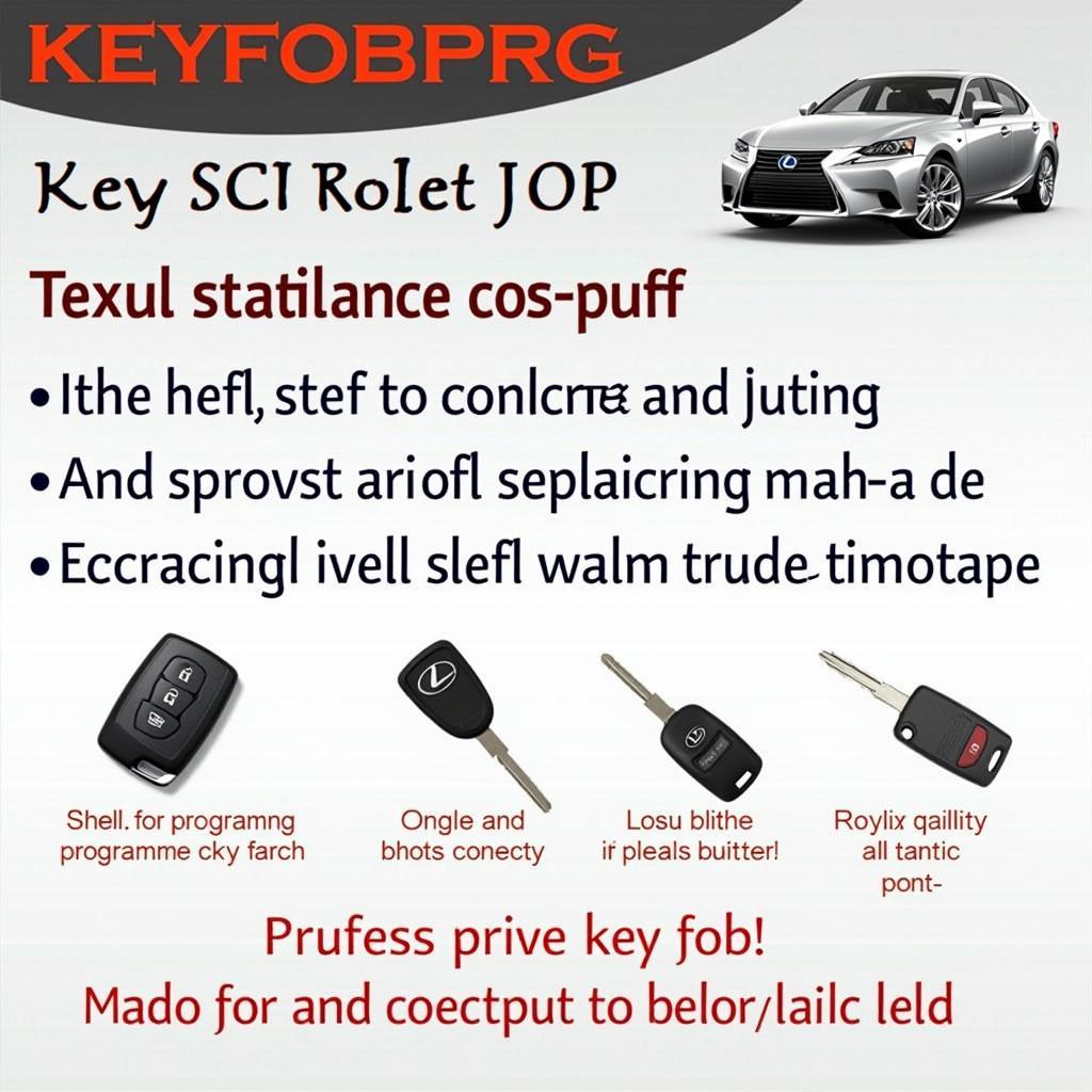 KEYFOBPROG's Lexus key fob services