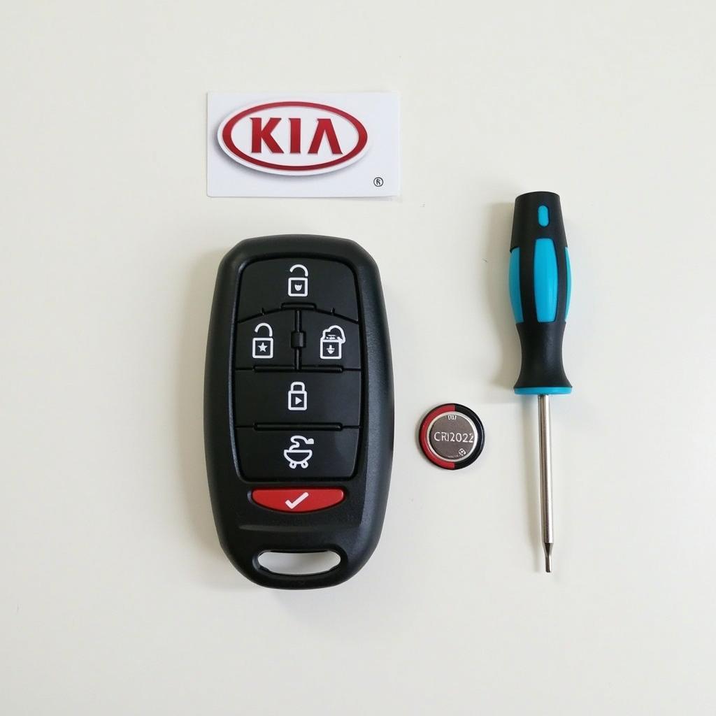 Kia key fob battery replacement tools