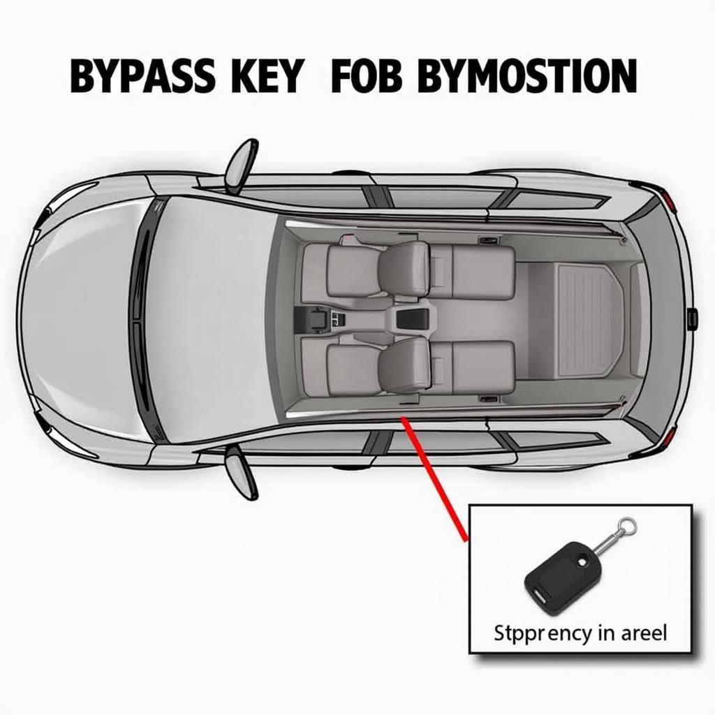 Locating the key fob bypass in a 2014 Kia Sorento