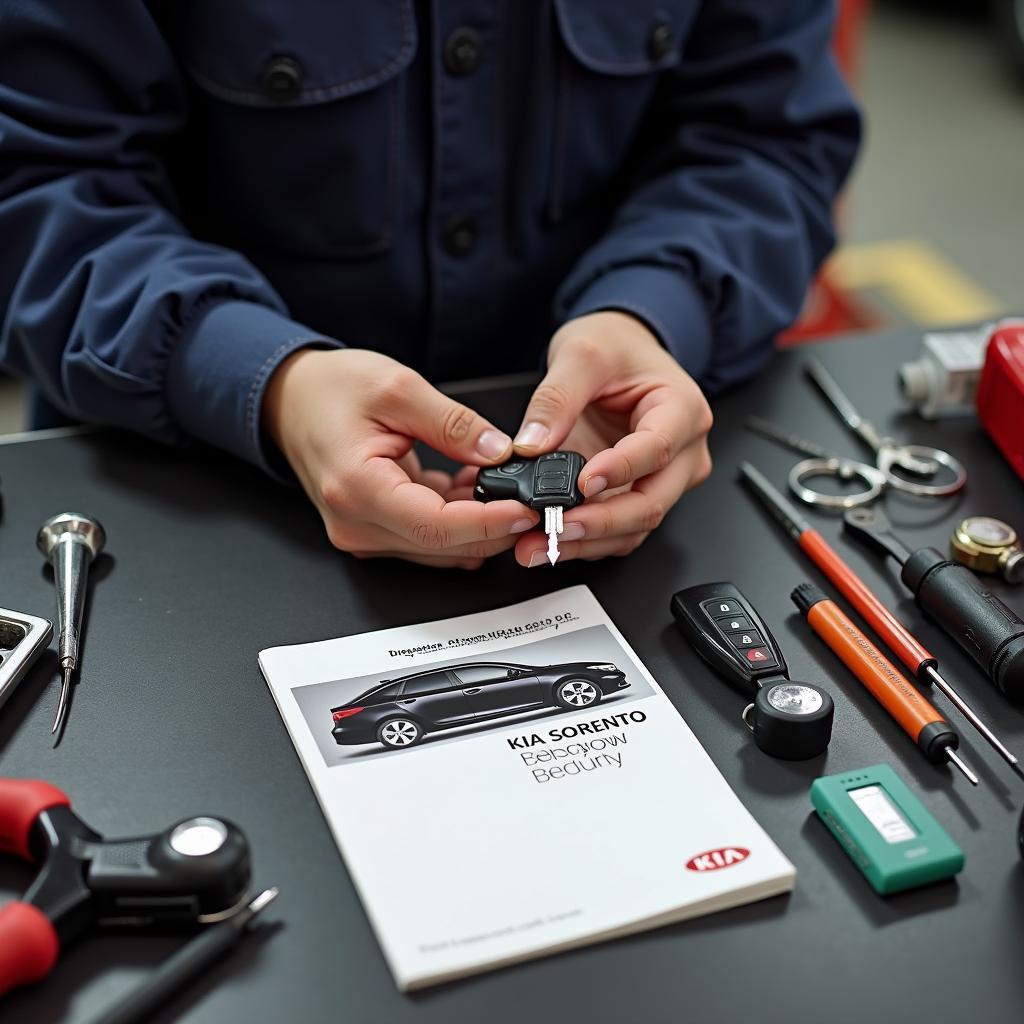 Replacing a 2017 Kia Sorento Key Fob