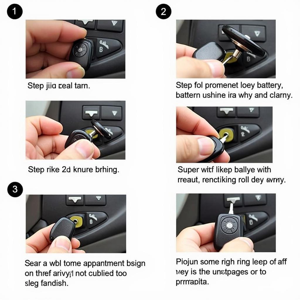 Kia Soul key fob battery replacement steps