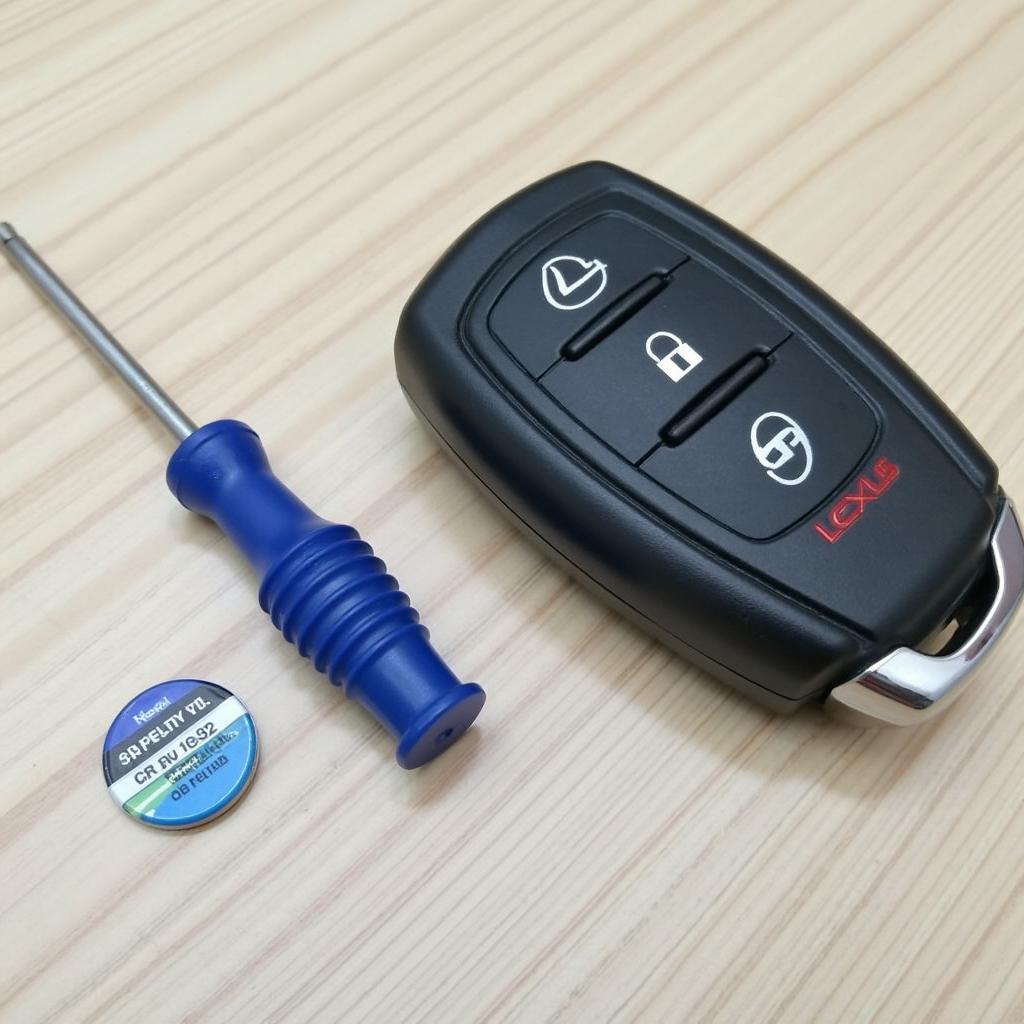 Lexus GX460 Key Fob and Battery Replacement Tools