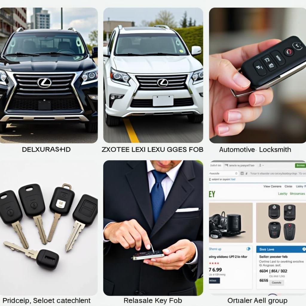 different lexus gx470 key fob replacement options: oem from dealership, locksmith service, online retailer